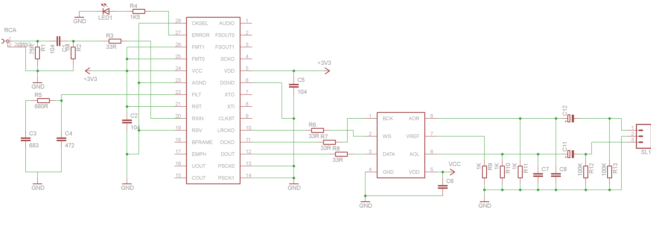 Led par схема