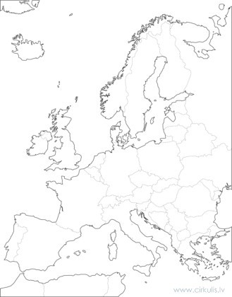 Karte- Eiropa